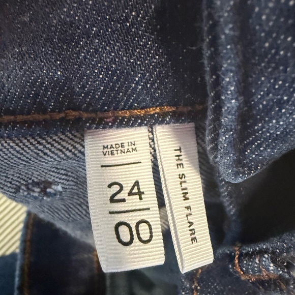 LOFT Blue Flare Wide Leg Jeans - Picture 6 of 10